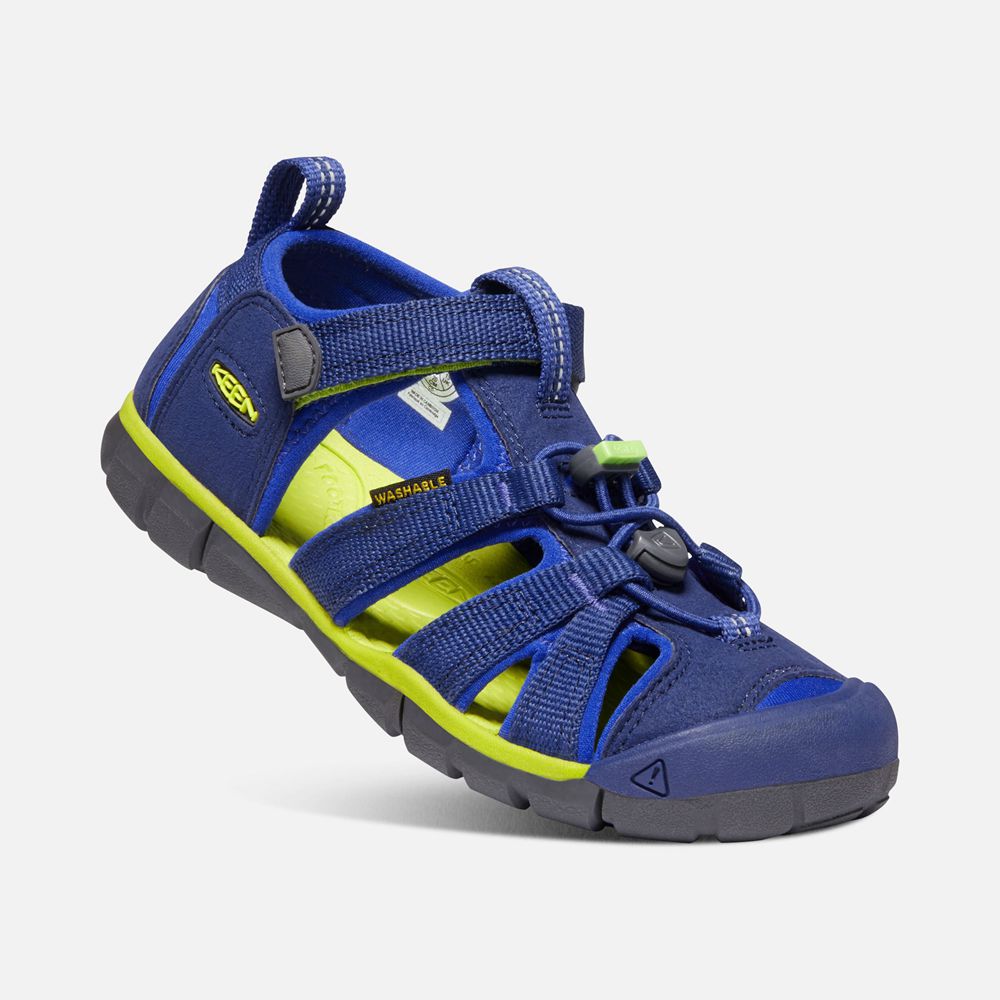 Sandales Keen Enfant Bleu | Seacamp Ii Cnx | IRKEJ-1084